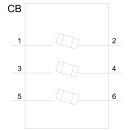 Sicherungslasttrennschalter 3NP1 3-polig NH00 160 A...