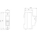 Zylindersicherungshalter 3NW7013-4 10x38 mm 1-polig 30 A...