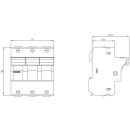 Zylindersicherungshalter 3NW7132 SENTRON 14x51 mm 3-polig...