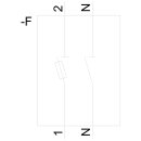 Zylindersicherungshalter 3NW7353 1P+N 20 A 400 V AC