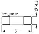 Zylindersicherungseinsatz SENTRON 3NW8108-1 14x51 mm 8 A...