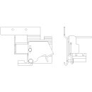 Modul F Kipphebelbowdenzug-Verriegelung 3VA9157-0VF10