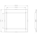 Blendrahmen 3VA9253-0SB20 104,6 x 84,7 mm Türausschnitt