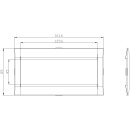 Blendrahmen 3VA9254-0SB10 139,6 x 45,65 mm Siemens SENTRON