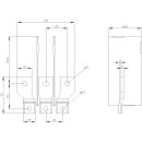 Anschlussverbreiterung frontseitig 3VA9263-0QC00 3...