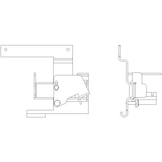 Modul F Kipphebelbowdenzug-Verriegelung 3VA9367-0VF10
