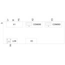 Datenkonzentrator COM800 3VA9987-0TA10 Fast Ethernet RJ45...