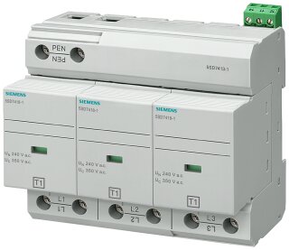 Blitzstromableiter 5SD7413-1 Typ 1 350V 3-polig TNC-System