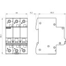 Leitungsschutzschalter 5SL6363-7 3-polig C63 6kA 400V