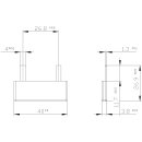 Stiftsammelschiene 5ST3603 10 mm² 2-polig...