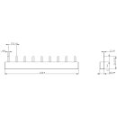 Stiftsammelschiene 5ST3614 3x 3-phasig 10 mm² 63 A