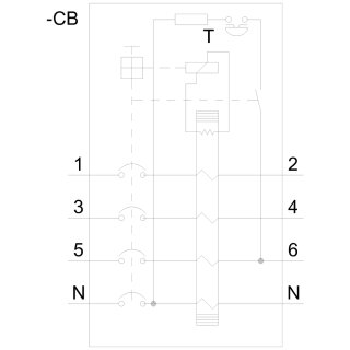 FI-Schutzschalter 5SV3342-6 Typ A 25 A 30 mA 4-polig