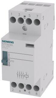 INSTA Schütz 5TT5030-8 Automatik 4 Schließer AC/DC 24V 25A