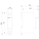 Quarz-Schaltuhr 7LF5301-1 Tag 1S 230V 1 Teilungseinheit