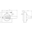 Handhabe mit Sichtblende 8UD1841-2CF01 Standard 100x100...