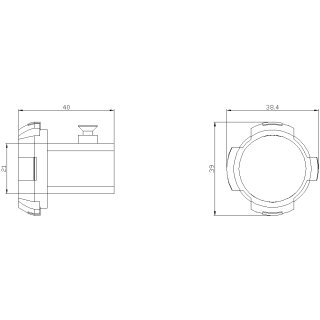 Türkupplung 10x10 für Siemens 3KD Schaltgeräte