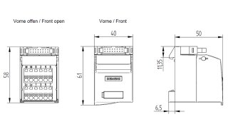 Anschlussmodul TP1 Push-In-Klemme 8 Kanäle 24 V DC Siemens