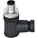 PSS67 M12 connector, angled, male, 5pole