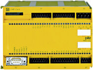 PNOZ m2p base unit press function