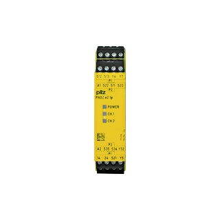 PNOZ e2.1p 24VDC 2so