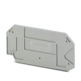 Abschlussdeckel D-USST 6-T 82 mm Höhe grau