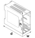 Tragschienengehäuse EH 70-B/ABS-PC GY7035...