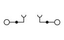 Trennstecker P-DI-MP HV RD rot 6,3 mm Breite
