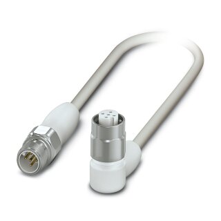 Sensor-Aktor-Kabel M12 SAC-5P 5-polig 0,6 m gewinkelt IP69K
