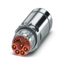 M23 Kupplungssteckverbinder SH-8EPC58A9LB3S Hybrid geschirmt 4+4+4+PE