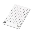Klemmenmarker SK 5,08 selbstklebend Zahlen 21-30 weiß