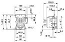 CHARX T2HBI12-3AC32DC250 Fahrzeug-Ladedose CCS Typ 2...