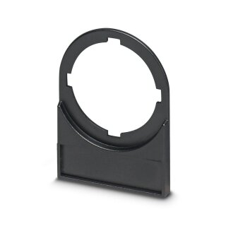 Schildchenträger CARRIER-EMLP 22 27x8 mm schwarz PA