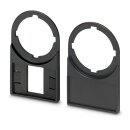 Schildchenträger CARRIER-EMLP 22 27x8 mm schwarz PA