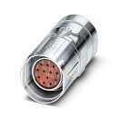 M23 Rundsteckverbinder CA-12F2N8A8503S 12-polig Buchse...
