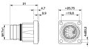 Gerätesteckverbinder ST-17S1N8AWK00S M17 17-polig...