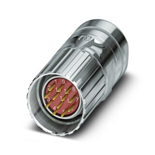 M23 Kabelsteckverbinder CA-17M1N8A8504 17-polig gerade geschirmt