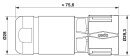 Kabelsteckverbinder SF-7ES1N8A8LDLS M23 8-polig Buchse IP67