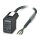 Phoenix Contact - 1435247 - SAC-3P- 3,0-PUR/BI-1L-Z - Sensor-/Aktor-Kabel