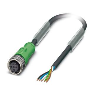 Phoenix Contact - 1435437 - SAC-5P-0,6-PUR/M12FS - Sensor-/Aktor-Kabel