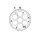 M23 Kupplungssteckverbinder CA-07S1N129006 7-polig geschirmt Buchse