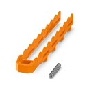 Tragschienengehäuse HSC-LR 9U KIT 2003 16,1 mm orange