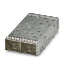 SFP-Cage FOC-CAGE:SFP/SFP+:1X2:PI 2-Port Transceiver-Modul
