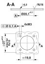 M23-12P2N8AW500S Gerätesteckverbinder 12-polig...