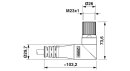 Kabelstecker K-12 OE/2,0-E00/M23 FK-N2 gewinkelt drehbar...
