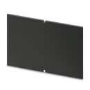 Seitenwand UCS SW 87-F 9005 Polycarbonat schwarz 58 x...