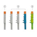 Klemmenstecker QP 1,5/1-L BU Schnellanschluss 17,5 A 500...