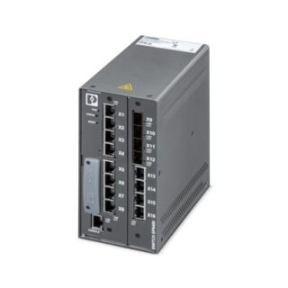 Phoenix Contact - 1539381 - FL SWITCH EP6512-4GSFP-LV Industrial Ethernet Switch