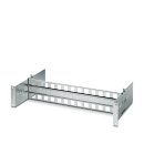 Tragschienenadapter FL DIN RA 464 mm verchromter Stahl