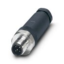 M12 Rundsteckverbinder SACC-M12MS-5CON-PG 9 5-polig...