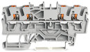 4-Leiter-Durchgangsklemme 2202-1402 Push-in CAGE CLAMP...